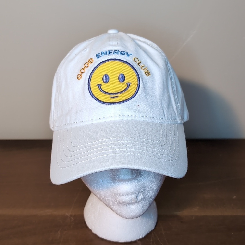 White GOOD ENERGY CLUB Baseball cap hat
